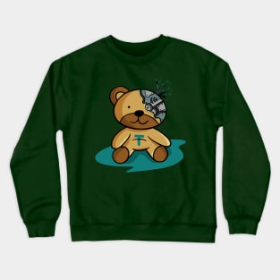 robot teddy Bear Crewneck Sweatshirt